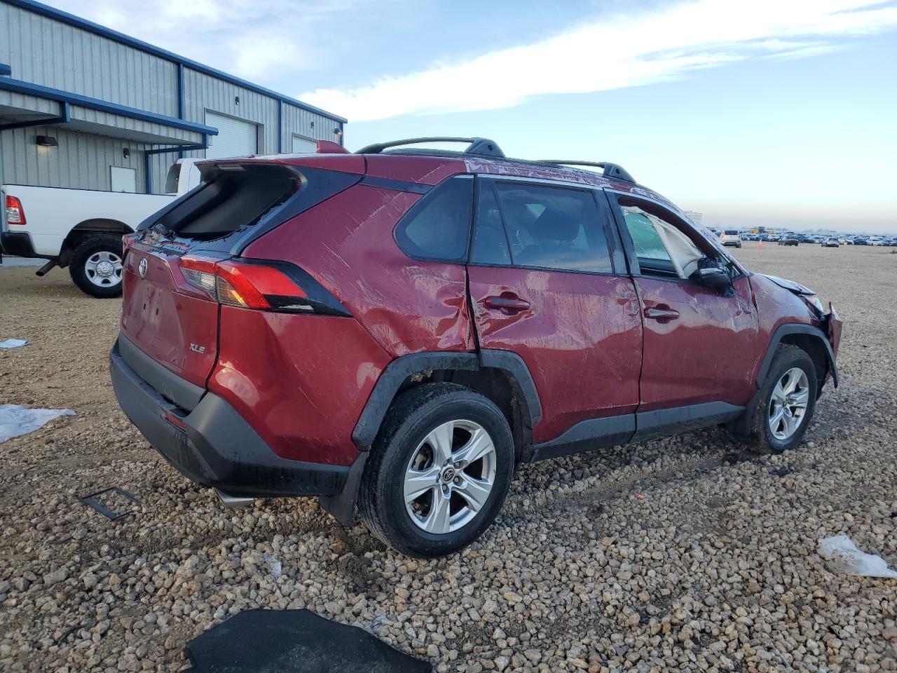 2021 Toyota RAV 4 VIN 2T3W1RFVXMW165344 Copart auction photo, all over damage thumbnail 3