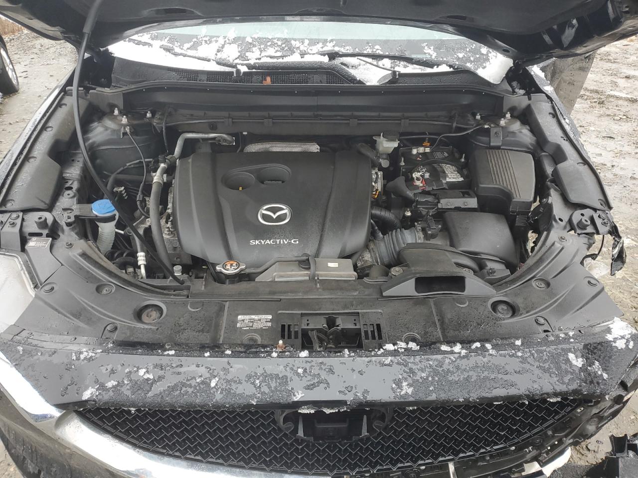 2020 Mazda CX-5 VIN JM3KFBDM8L0825764 Copart auction photo, front end / side damage thumbnail 12