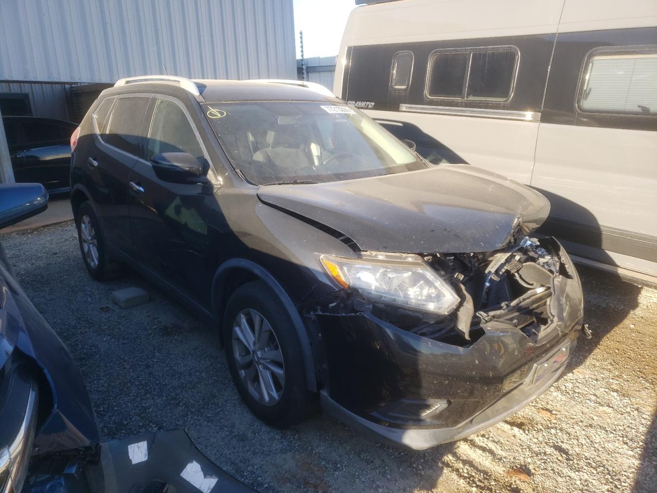 2016 Nissan Rogue VIN KNMAT2MT0GP665249 Copart auction photo, front end damage thumbnail 4