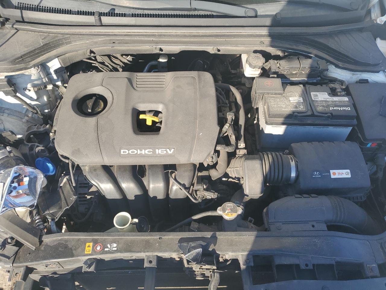 2018 Hyundai Elantra VIN 5NPD74LF9JH244349 Copart auction photo, front end damage thumbnail 12