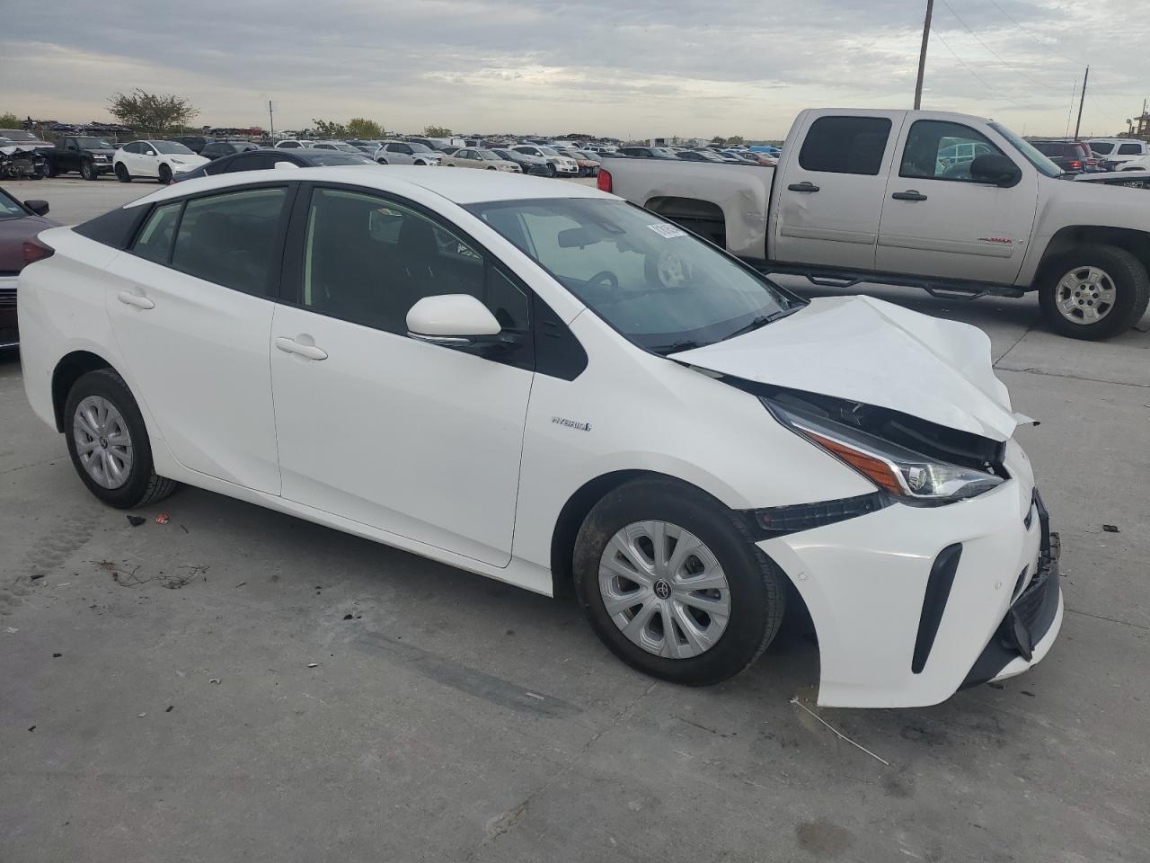 2020 Toyota Prius VIN JTDKARFU4L3105180 Copart auction photo, mechanical / side damage thumbnail 4