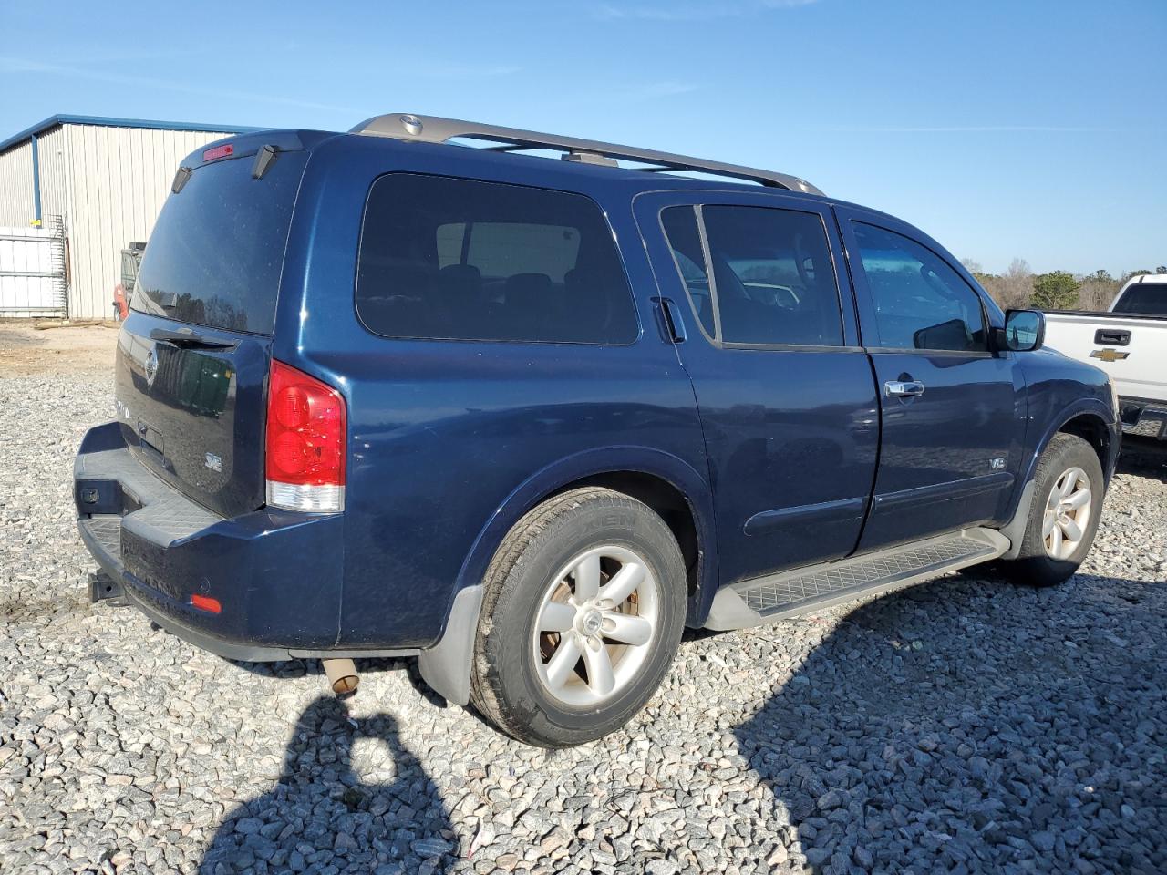 2008 Nissan Armada VIN 5N1BA08D18N606950 Copart auction photo, front end damage thumbnail 3