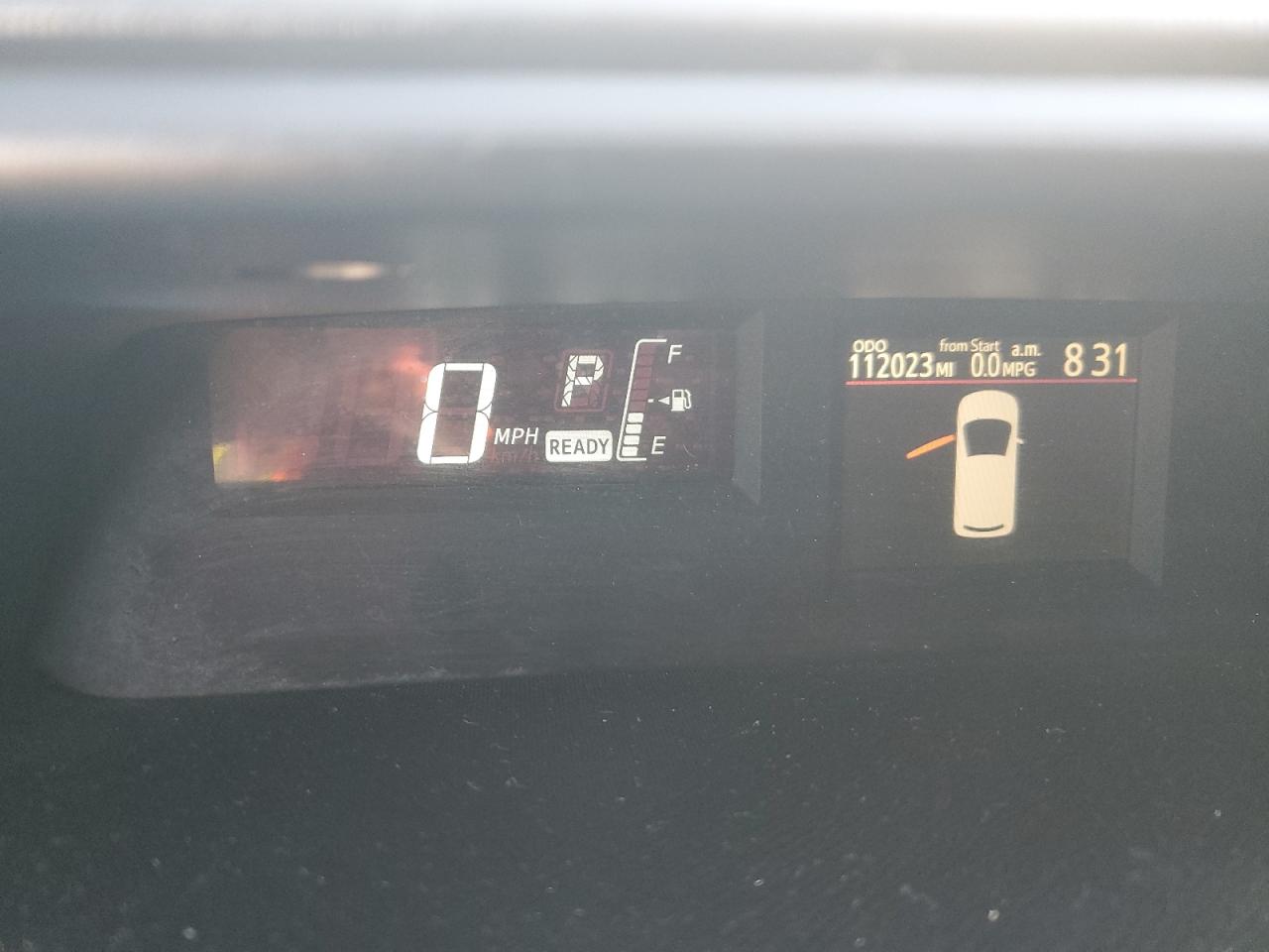 2015 Toyota Prius VIN JTDKDTB33F1091600 Copart auction photo, front end / rear end damage thumbnail 9