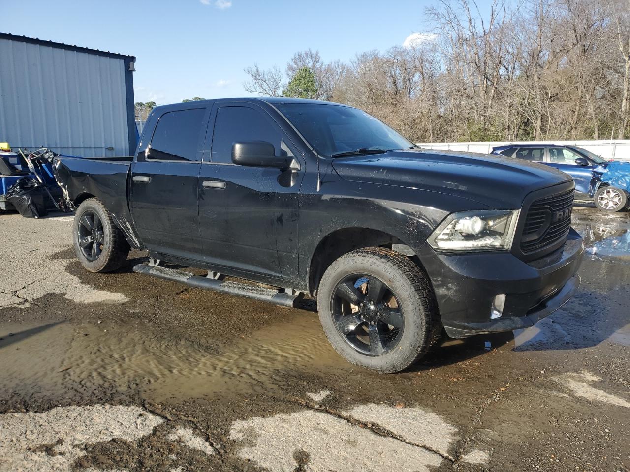 2014 RAM 1500 VIN 1C6RR7KT4ES215025 Copart auction photo, rear end / minor dent/scratches damage thumbnail 4