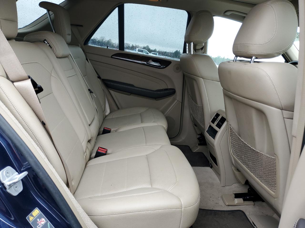 2015 Mercedes-Benz M-klasse VIN 4JGDA5HB3FA555847 Copart auction photo, side / rear end damage thumbnail 11