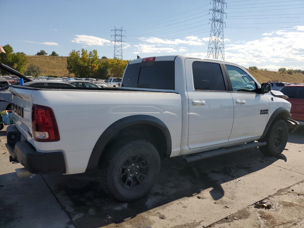 2017 RAM 1500 VIN 1C6RR7YT1HS750082 Copart auction photo, front end / top/roof damage thumbnail 3