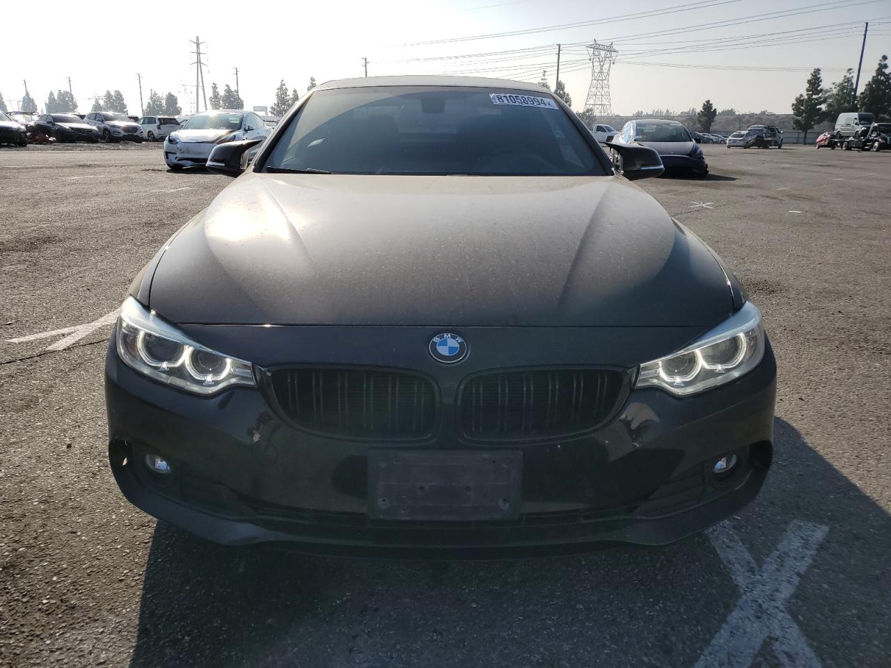 2015 BMW 4er VIN WBA3V7C53F5A24500 Copart auction photo, side damage thumbnail 5