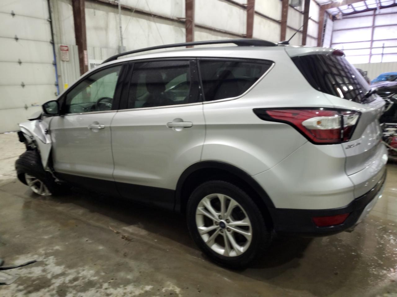 2018 Ford Escape VIN 1FMCU9GD0JUA66102 Copart auction photo, front end / side damage thumbnail 2
