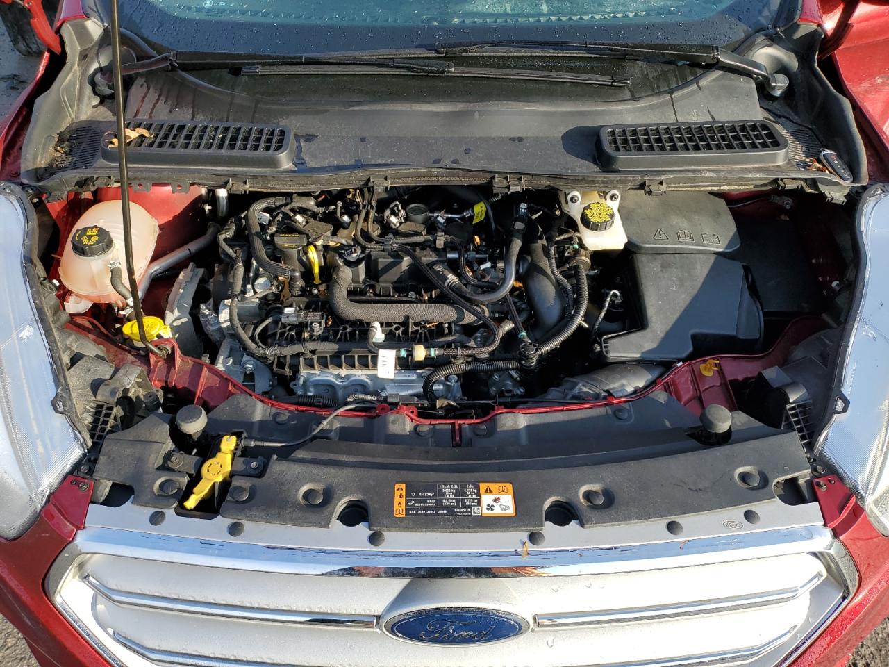 2019 Ford Escape VIN 1FMCU0GD9KUC49057 Copart auction photo, side / rear end damage thumbnail 13