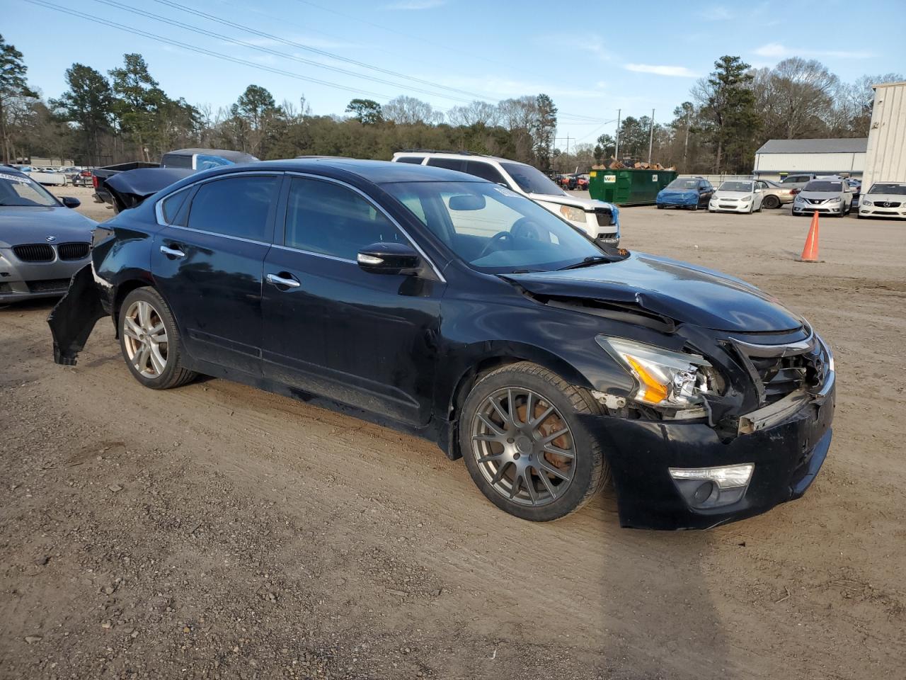 2014 Nissan Altima VIN 1N4BL3APXEC401838 Copart auction photo, rear end / front end damage thumbnail 4