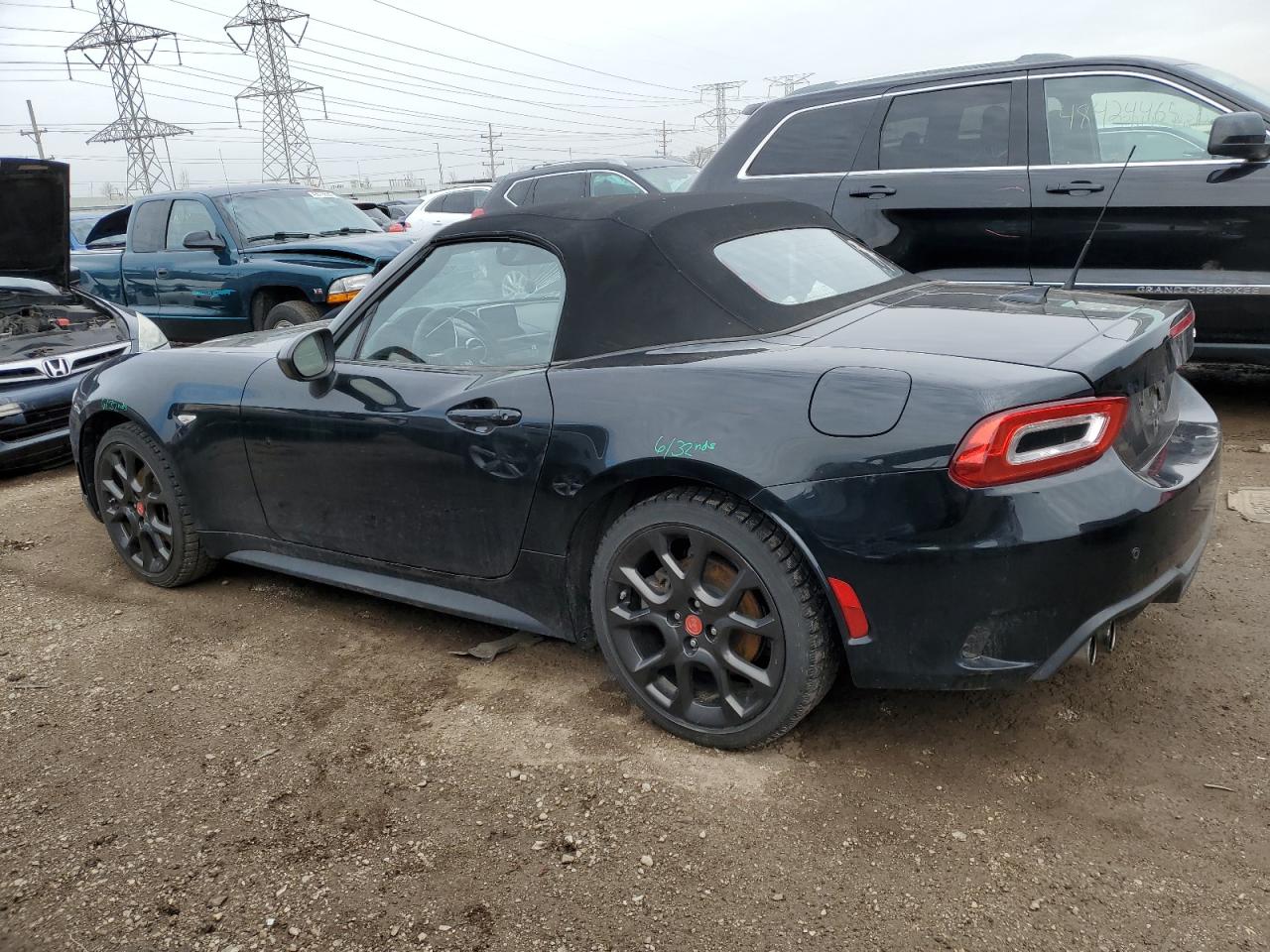 2018 Fiat 124 Spider VIN JC1NFAEK6J0139343 Copart auction photo, side damage thumbnail 2