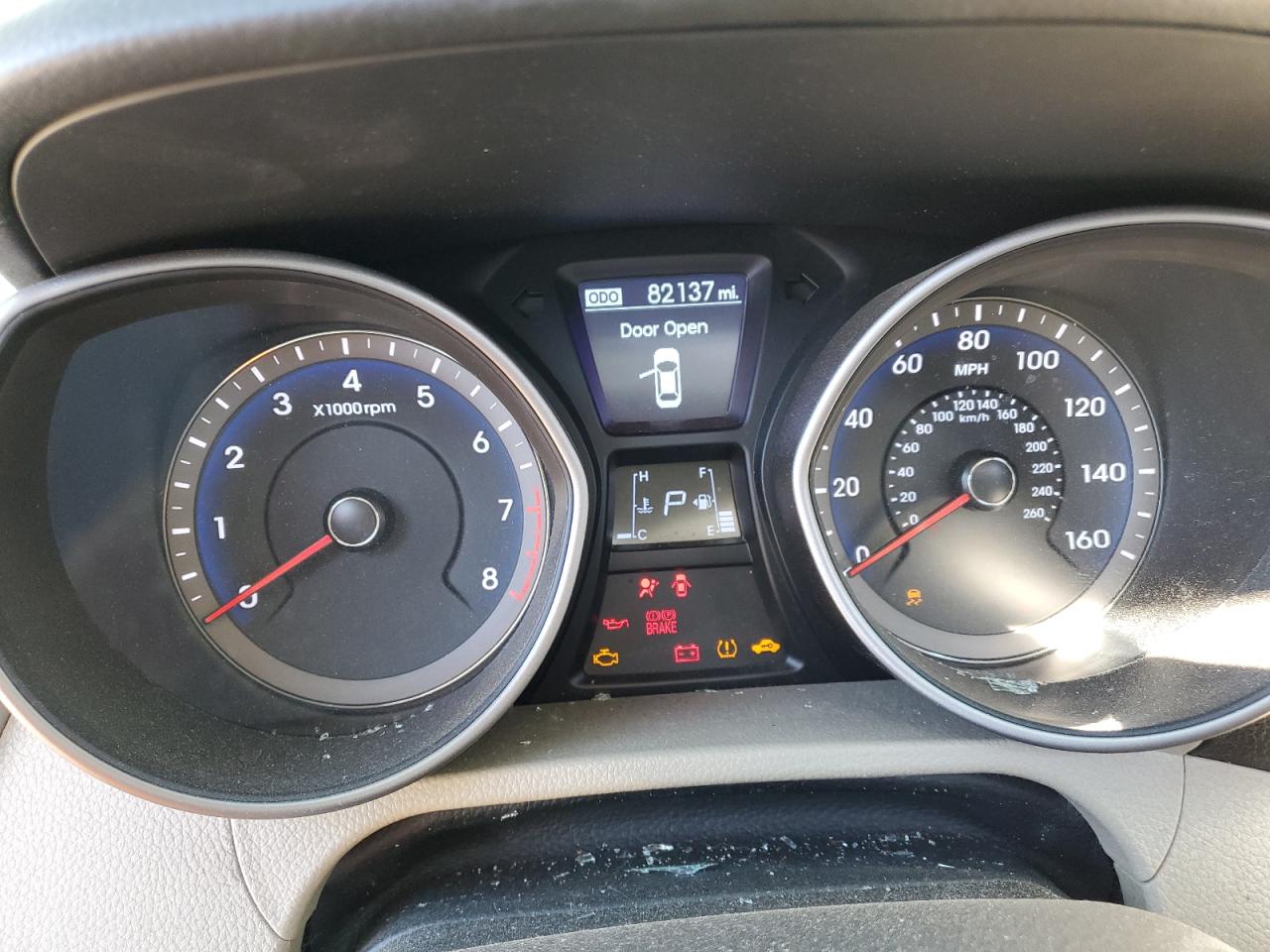 2013 Hyundai Elantra VIN KMHD35LEXDU132108 Copart auction photo, all over damage thumbnail 9