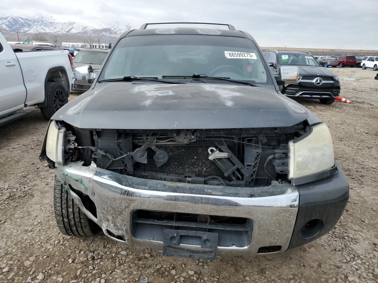 2007 Nissan Armada VIN 5N1AA08A17N710726 Copart auction photo, front end damage thumbnail 5