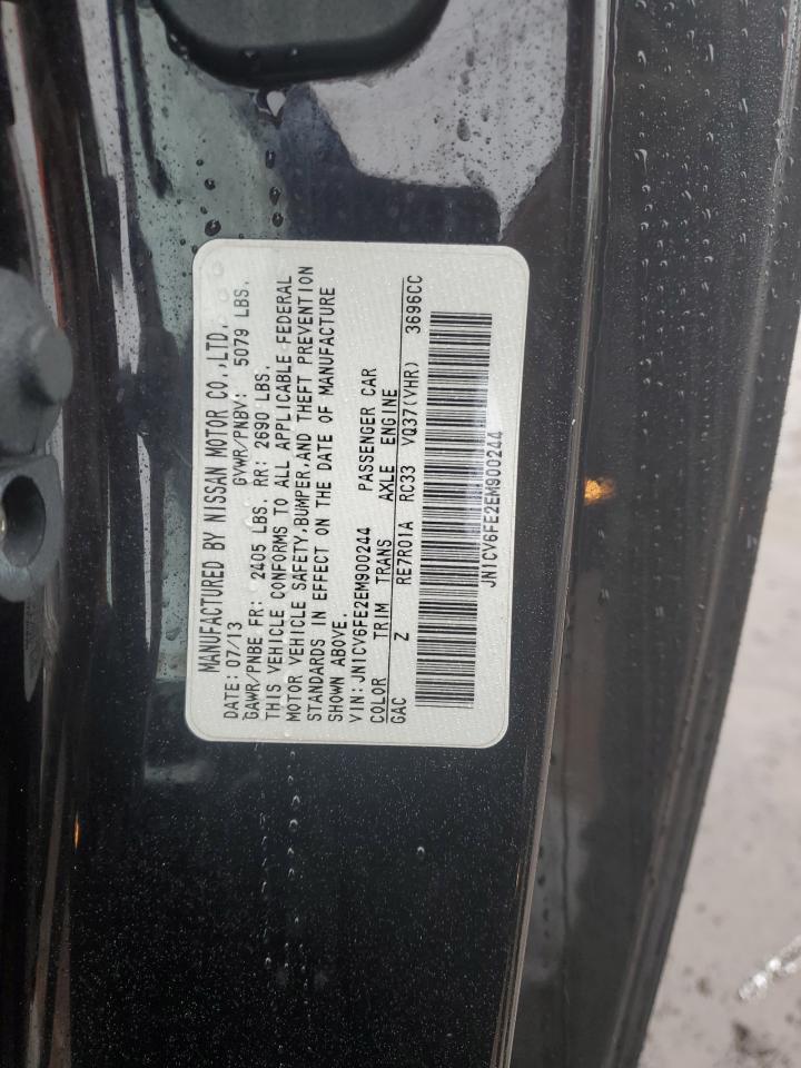 2014 Infiniti Q60 VIN JN1CV6FE2EM900244 Copart auction photo, front end damage thumbnail 13