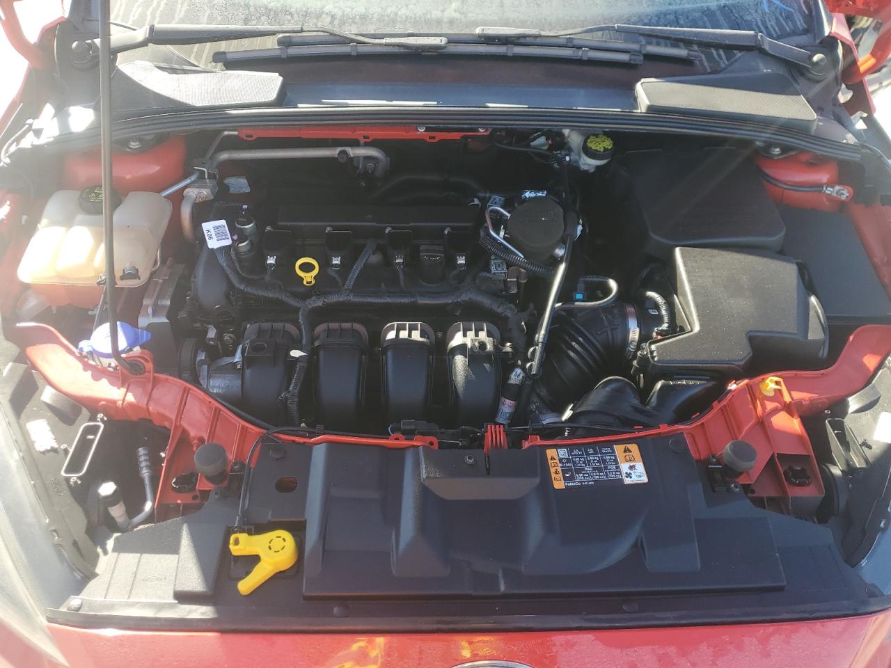 2016 Ford Focus VIN 1FADP3F24GL241744 Copart auction photo, all over damage thumbnail 12