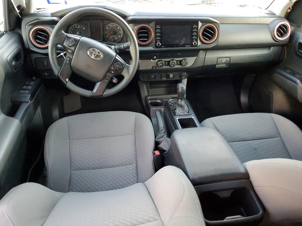 2021 Toyota Tacoma VIN 3TYAX5GN4MT034058 Copart auction photo, front end / side damage thumbnail 8