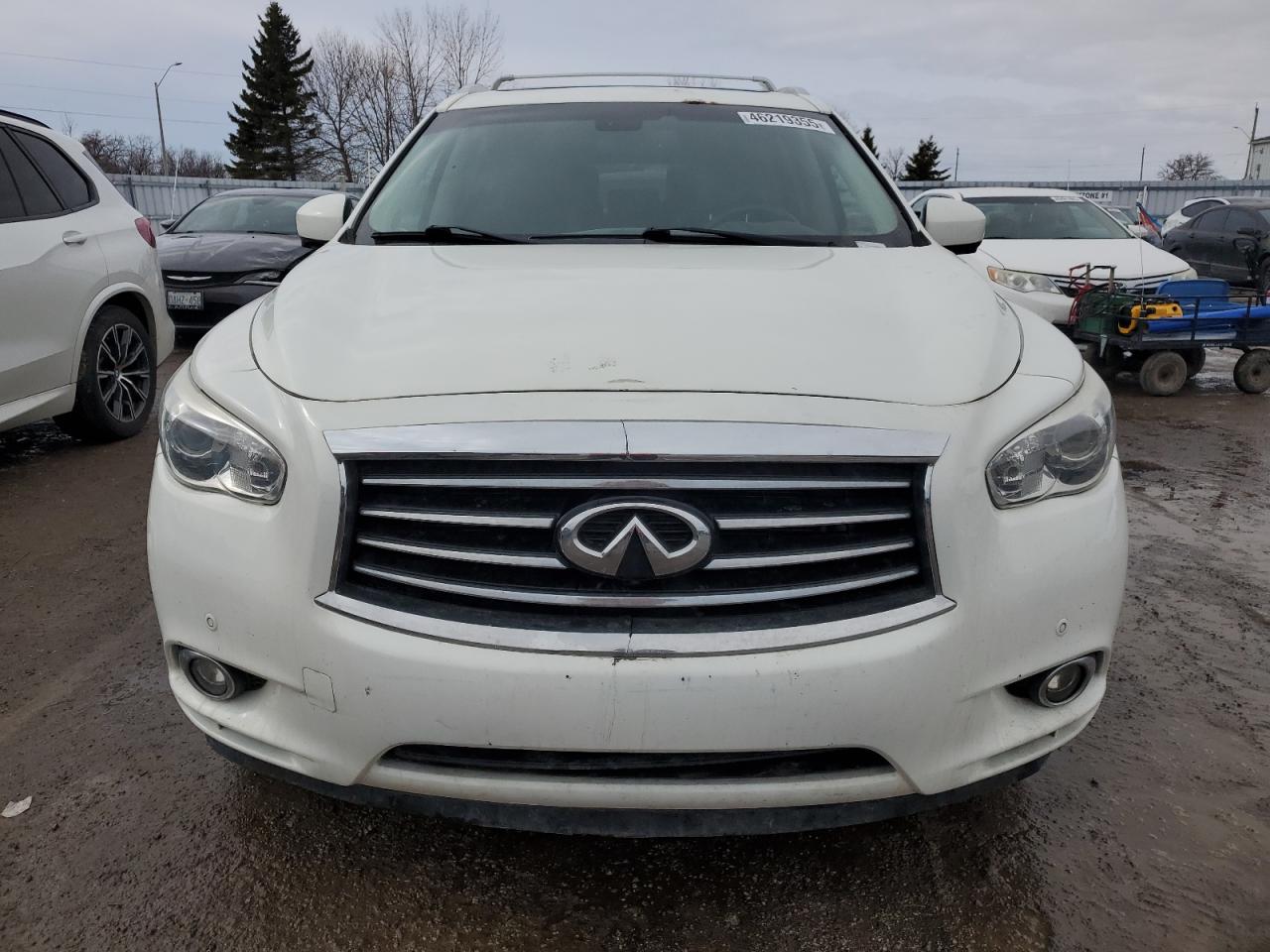 2013 Infiniti JX VIN 5N1AL0MM4DC333567 Copart auction photo, rear end damage thumbnail 5