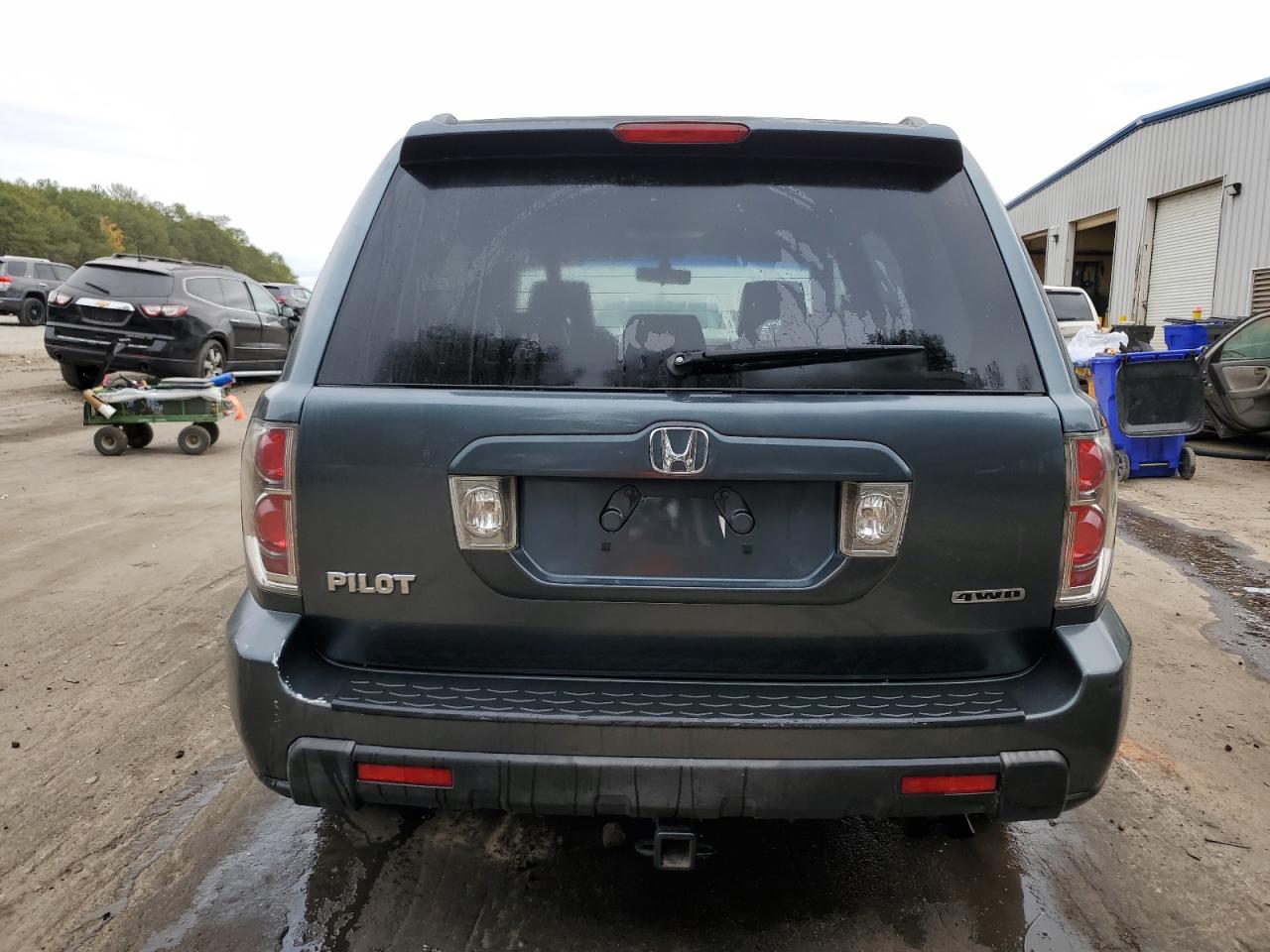 2006 Honda Pilot VIN 5FNYF18536B016677 Copart auction photo, front end damage thumbnail 6