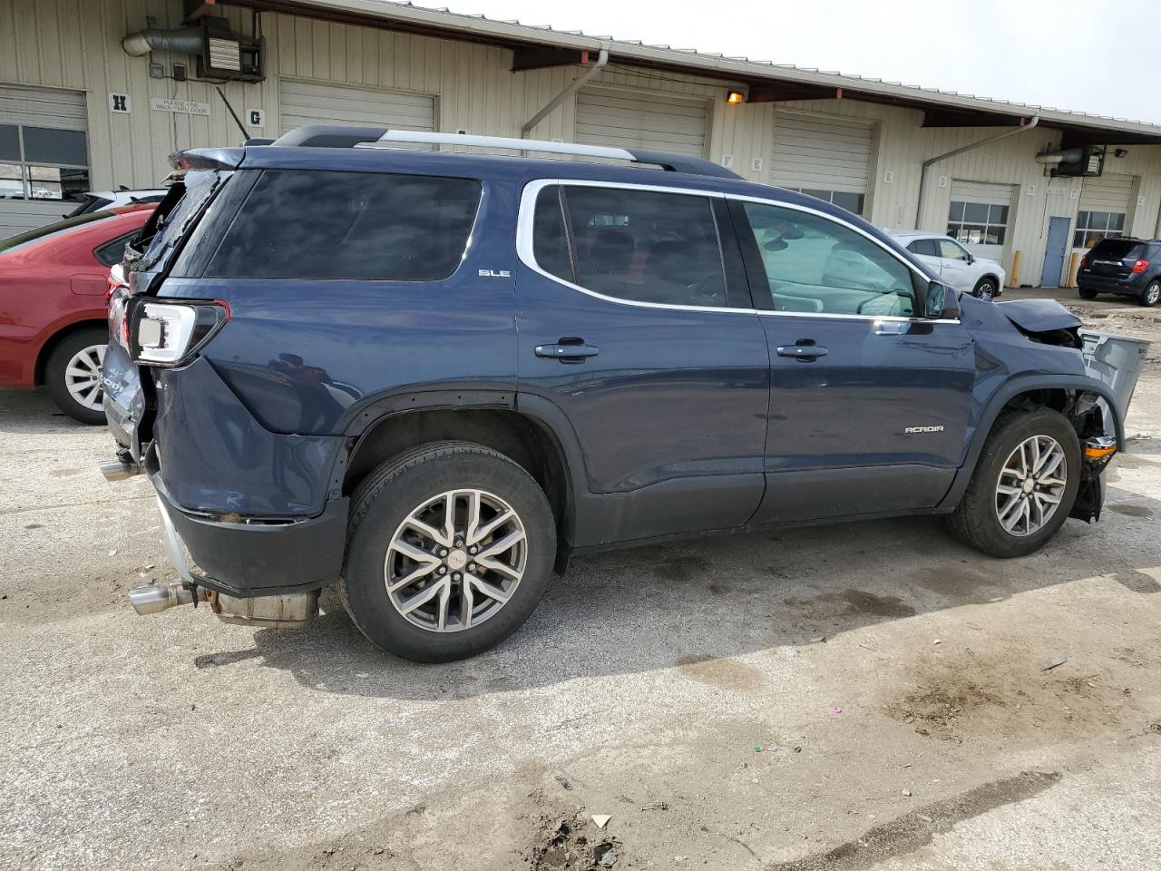 2019 GMC Acadia VIN 1GKKNLLS7KZ223020 Copart auction photo, rear end / front end damage thumbnail 3