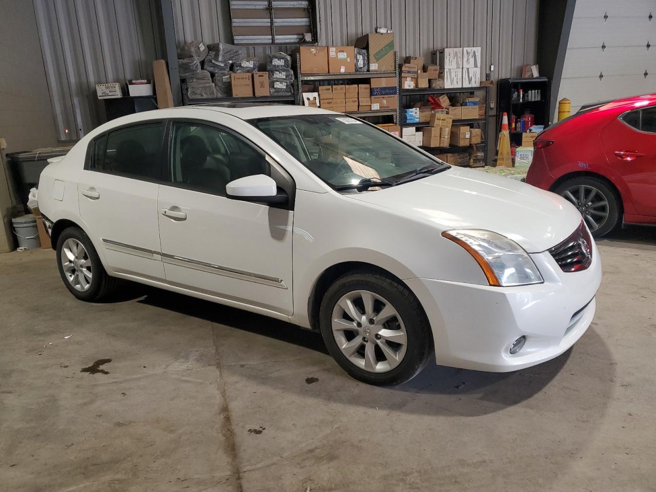 2012 Nissan Sentra VIN 3N1AB6AP7CL702016 Copart auction photo, rear end / side damage thumbnail 4