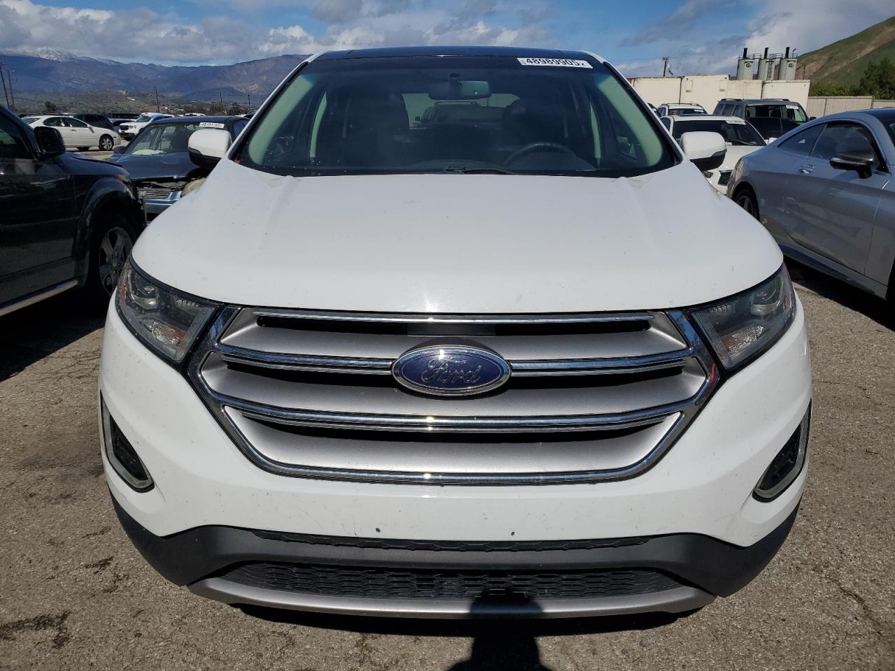 2015 Ford Edge VIN 2FMTK3J99FBB67465 Copart auction photo, rear end damage thumbnail 5