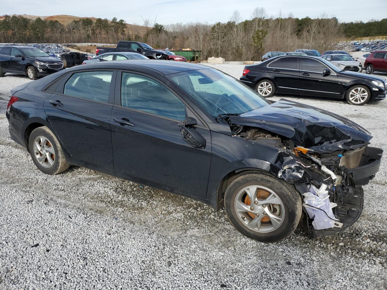 2022 Hyundai Elantra VIN 5NPLL4AG6NH053254 Copart auction photo, front end / mechanical damage thumbnail 4