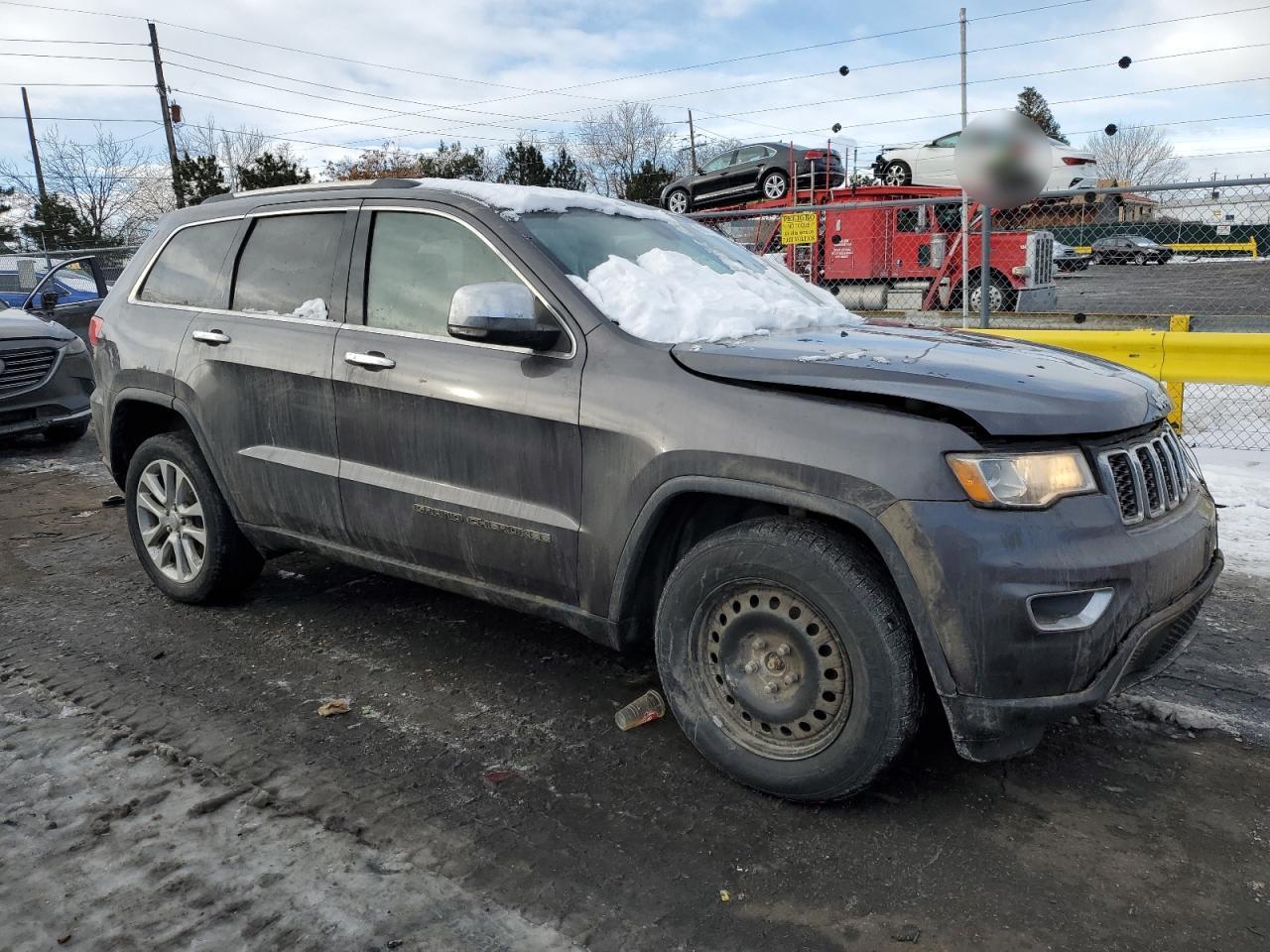 2017 Jeep Grand Cherokee VIN 1C4RJFBG5HC727811 Copart auction photo, front end damage thumbnail 4