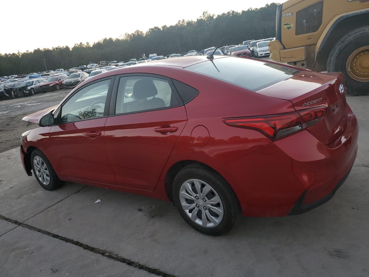 2020 Hyundai Accent VIN 3KPC24A61LE110312 Copart auction photo, front end damage thumbnail 2