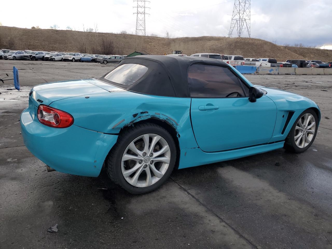 2006 Mazda MX-5 VIN JM1NC25F260117528 Copart auction photo, rear end / front end damage thumbnail 3