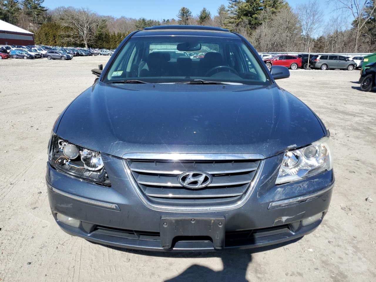 2009 Hyundai Sonata VIN 5NPEU46F29H474092 Copart auction photo, front end / side damage thumbnail 5