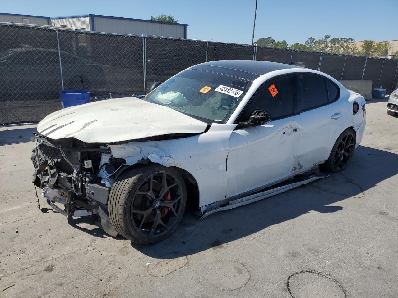 2019 Alfa Romeo Giulia VIN ZARFAMAN5K7616706 - Copart auction photo