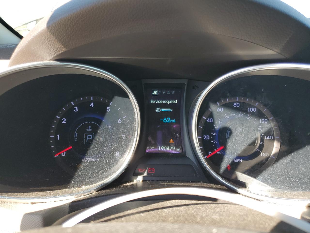2015 Hyundai Santa Fe VIN KM8SRDHF4FU091236 Copart auction photo, mechanical damage thumbnail 9