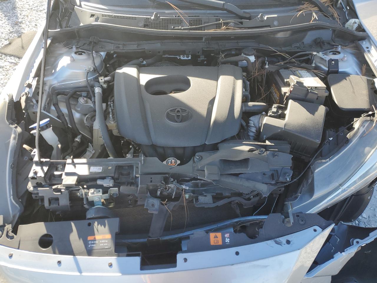 2019 Toyota Yaris VIN 3MYDLBYV7KY517424 Copart auction photo, front end damage thumbnail 12