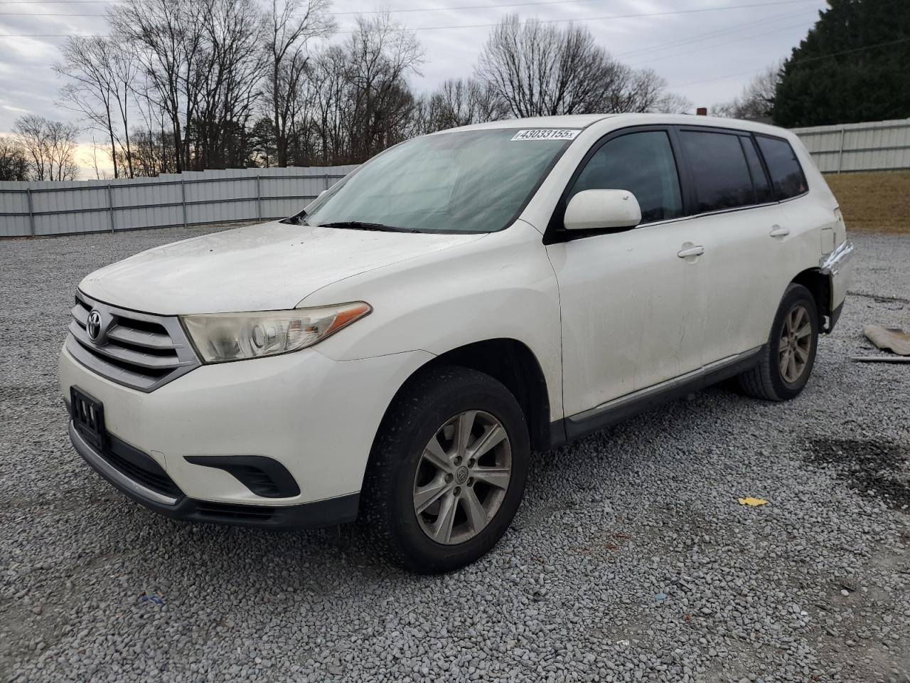 2013 Toyota Highlander VIN 5TDZA3EH4DS043604