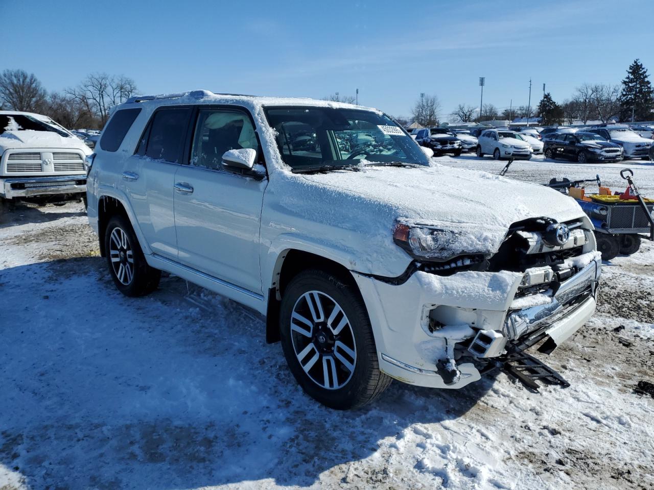 2022 Toyota 4Runner VIN JTEKU5JR2N6025554 Copart auction photo, front end / undercarriage damage thumbnail 4