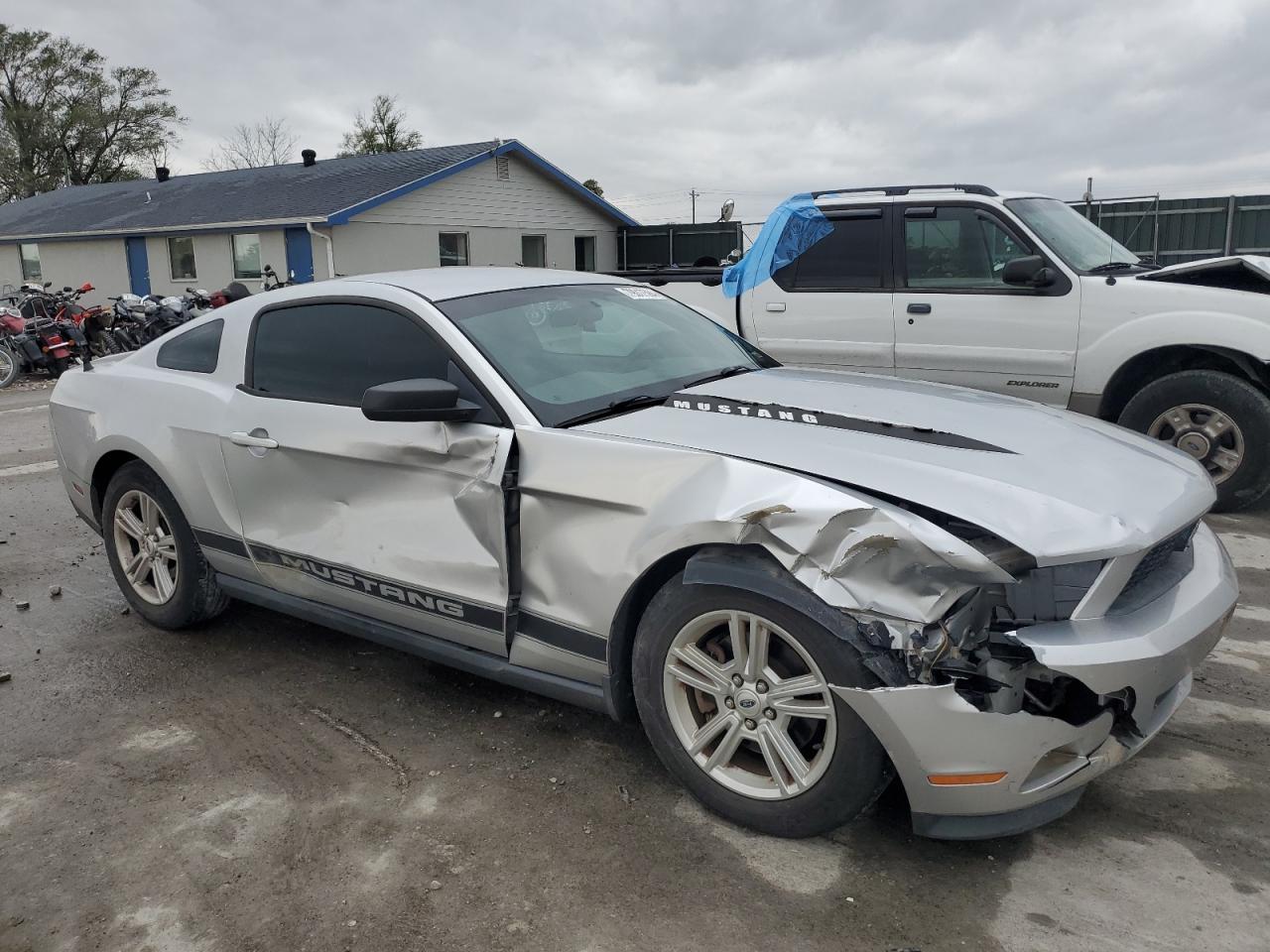 2012 Ford Mustang VIN 1ZVBP8AM8C5207146 Copart auction photo, all over damage thumbnail 4