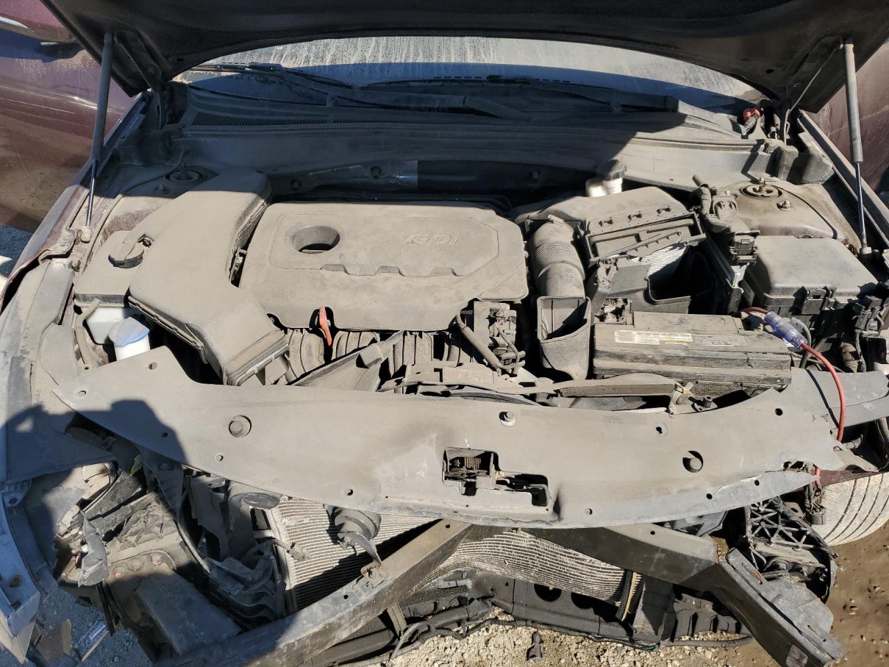 2016 KIA Optima VIN 5XXGT4L35GG003133 Copart auction photo, front end / side damage thumbnail 11