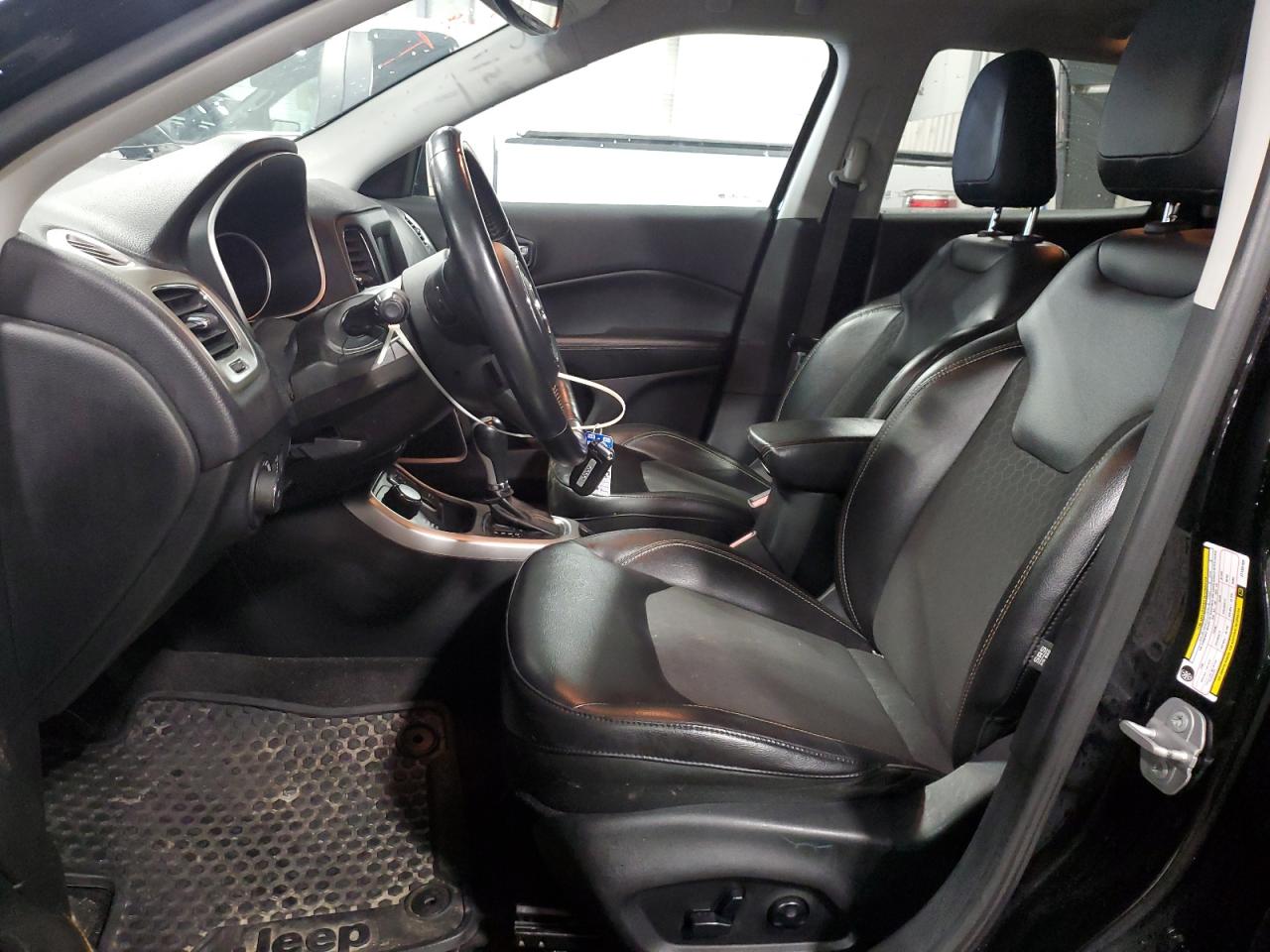 2018 Jeep Compass VIN 3C4NJDBB9JT185100 Copart auction photo, rear end damage thumbnail 7