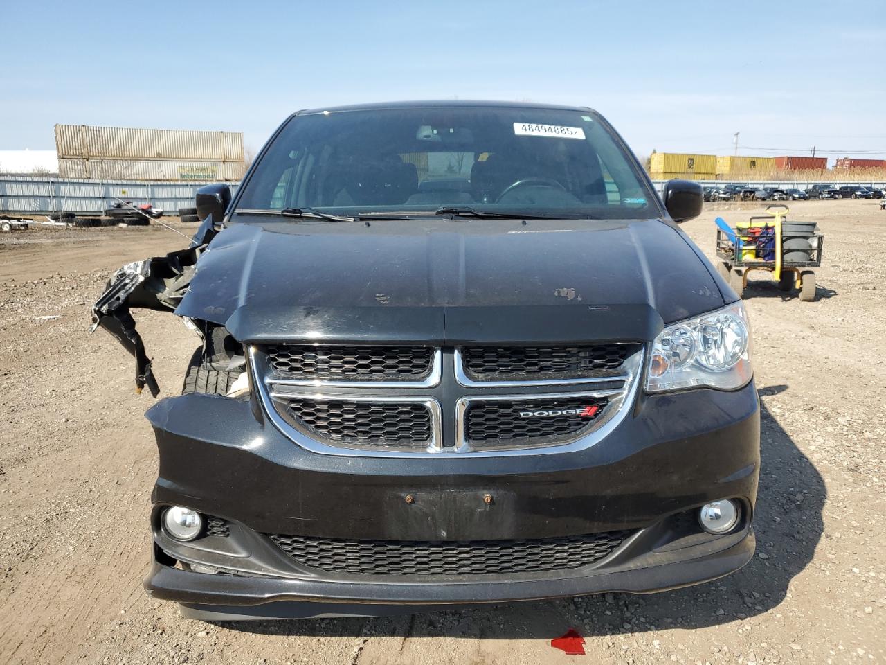2019 Dodge Caravan VIN 2C4RDGBG1KR751194 Copart auction photo, front end damage thumbnail 5