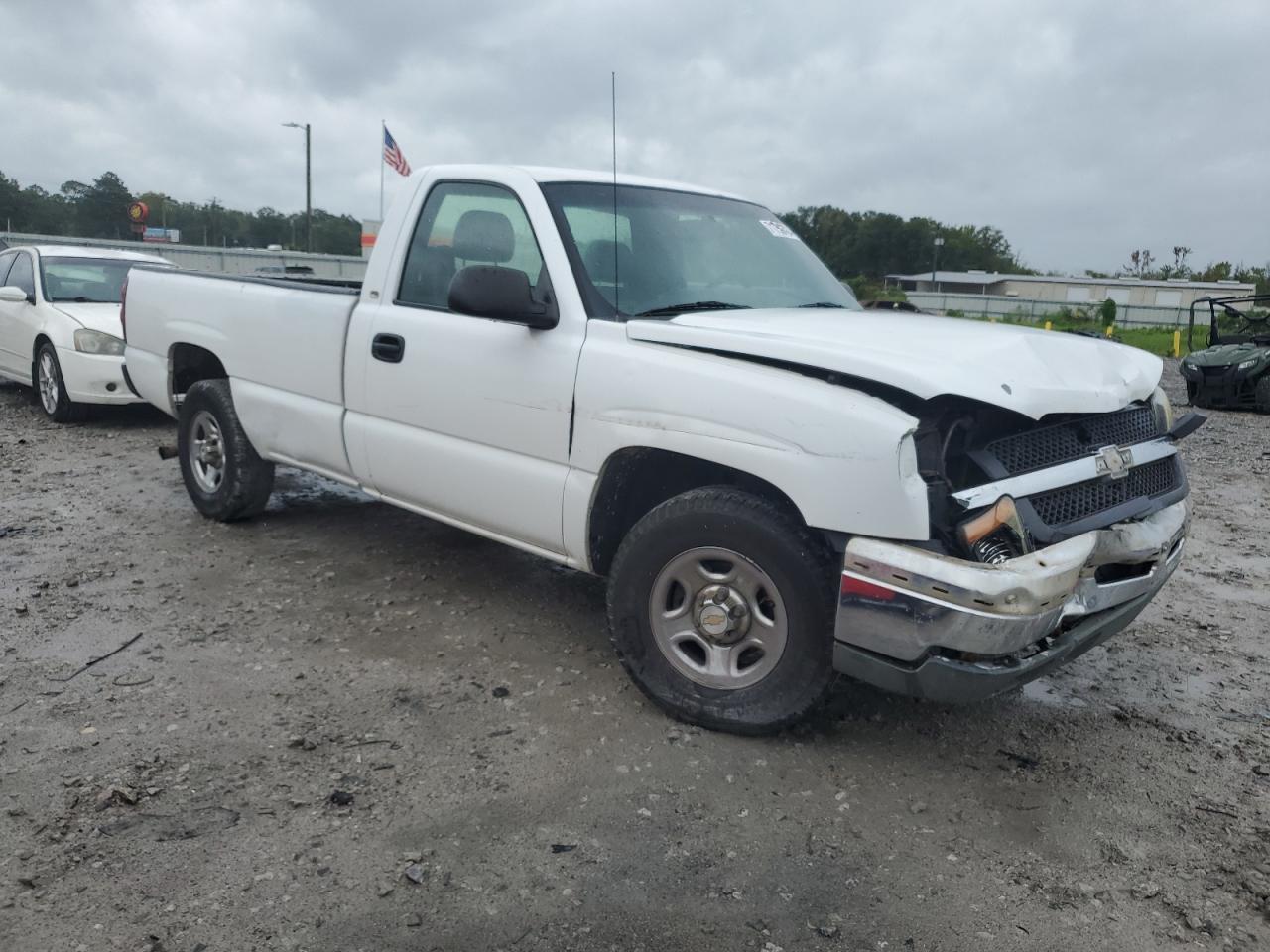 2003 Chevrolet Silverado VIN 1GCEC14V83Z101862 Copart auction photo, front end damage thumbnail 4