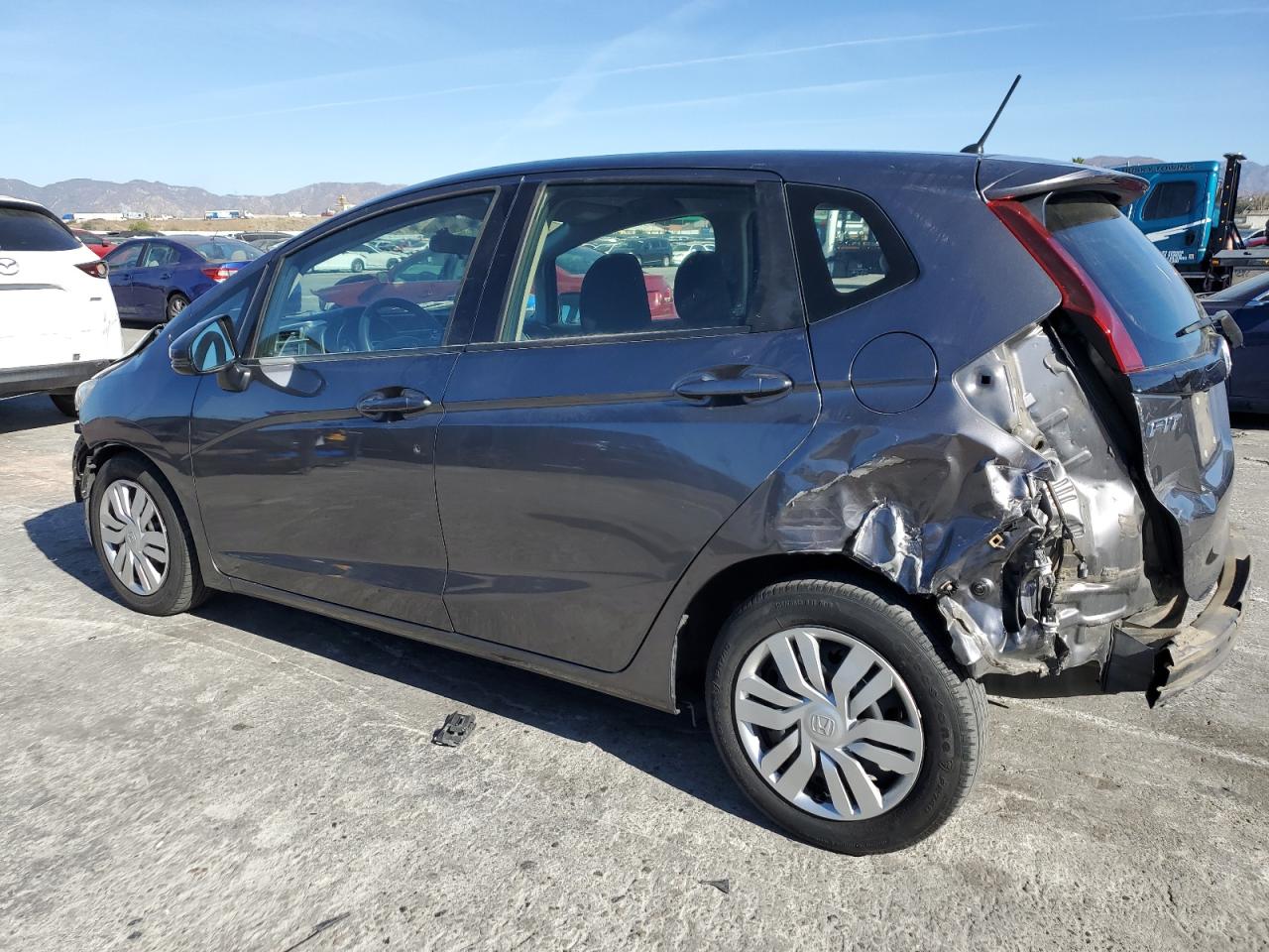 2017 Honda Fit VIN JHMGK5H58HS003104 Copart auction photo, front end / rear end damage thumbnail 2