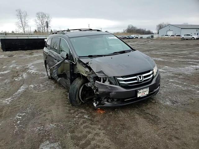 2014 Honda Odyssey VIN 5FNRL5H49EB112064 Copart auction photo, front end / undercarriage damage thumbnail 11