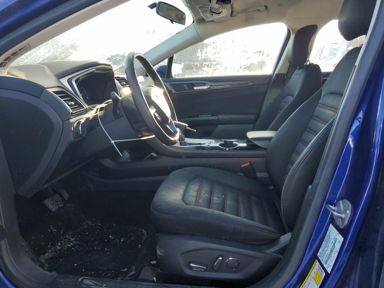 2014 Ford Fusion VIN 3FA6P0LU4ER286288 Copart auction photo, front end / side damage thumbnail 7
