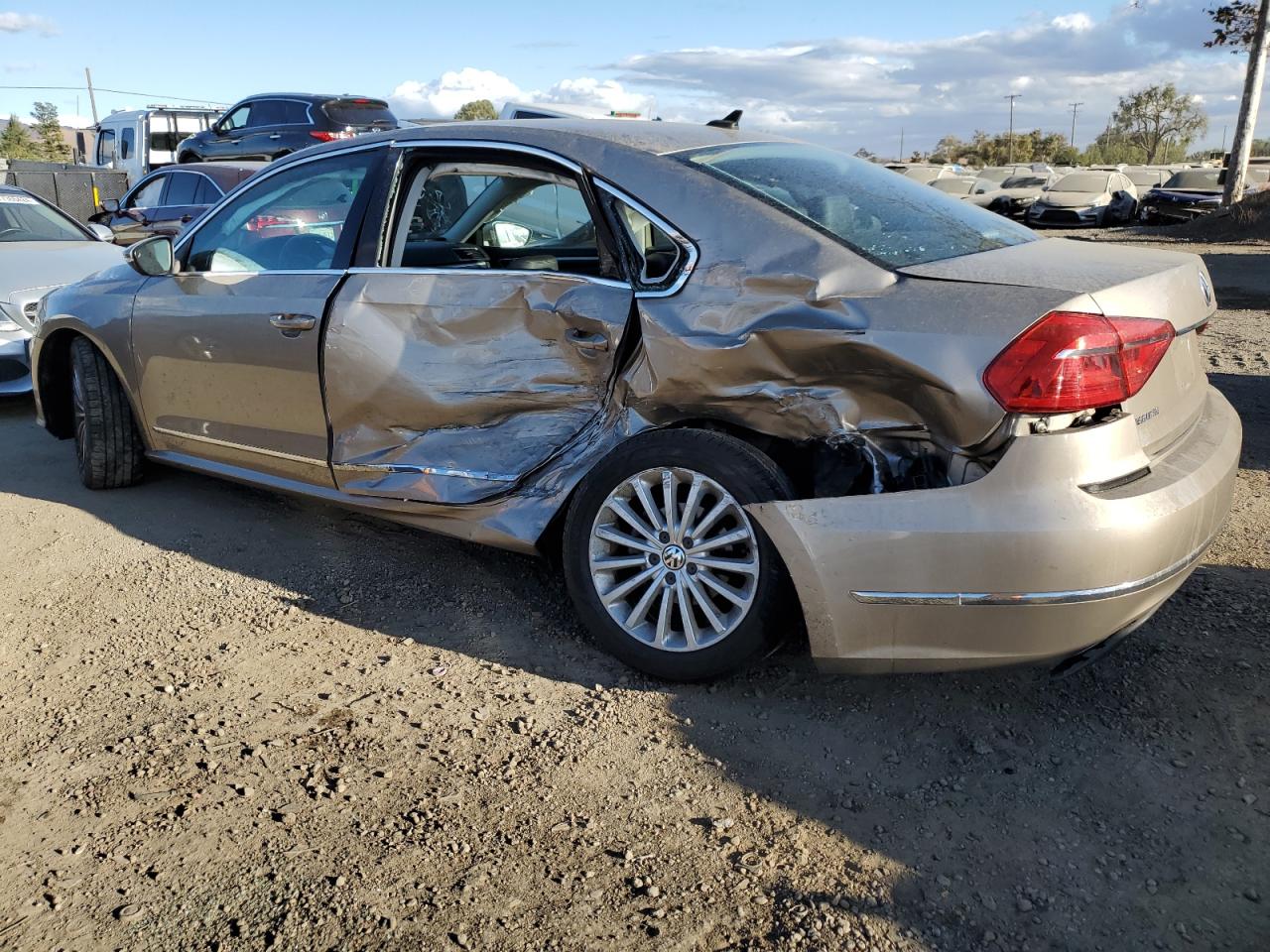 2016 Volkswagen Passat VIN 1VWBT7A35GC017383 Copart auction photo, side damage thumbnail 2