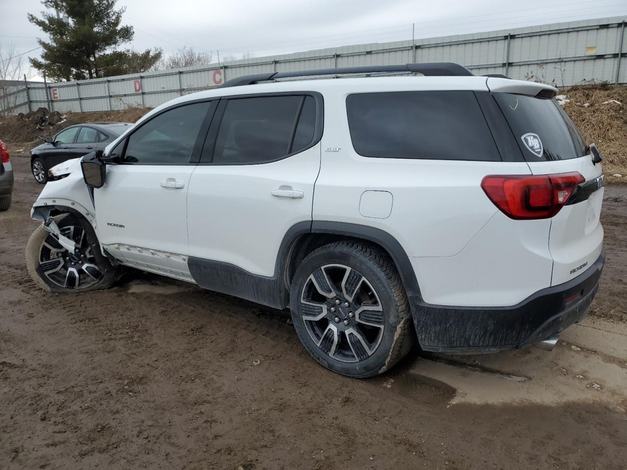 2019 GMC Acadia VIN 1GKKNULS9KZ286187 Copart auction photo, front end / side damage thumbnail 2