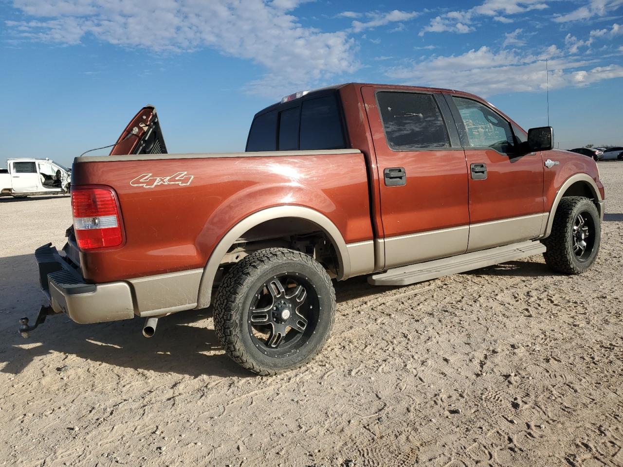 2006 Ford F-150 VIN 1FTPW14V06KD58866 Copart auction photo, rear end / side damage thumbnail 3