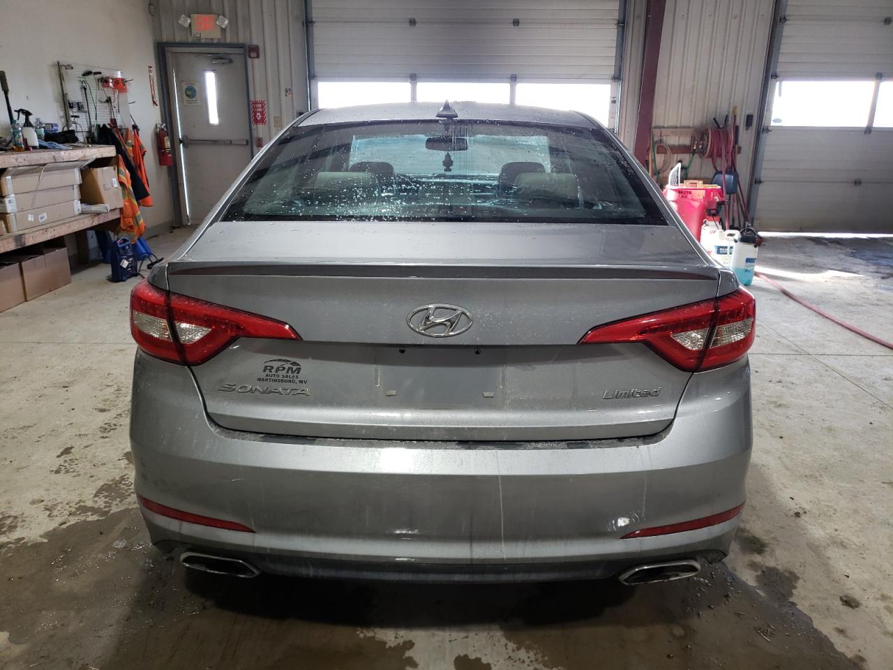 2017 Hyundai Sonata VIN 5NPE34AF8HH516936 Copart auction photo, front end / side damage thumbnail 6