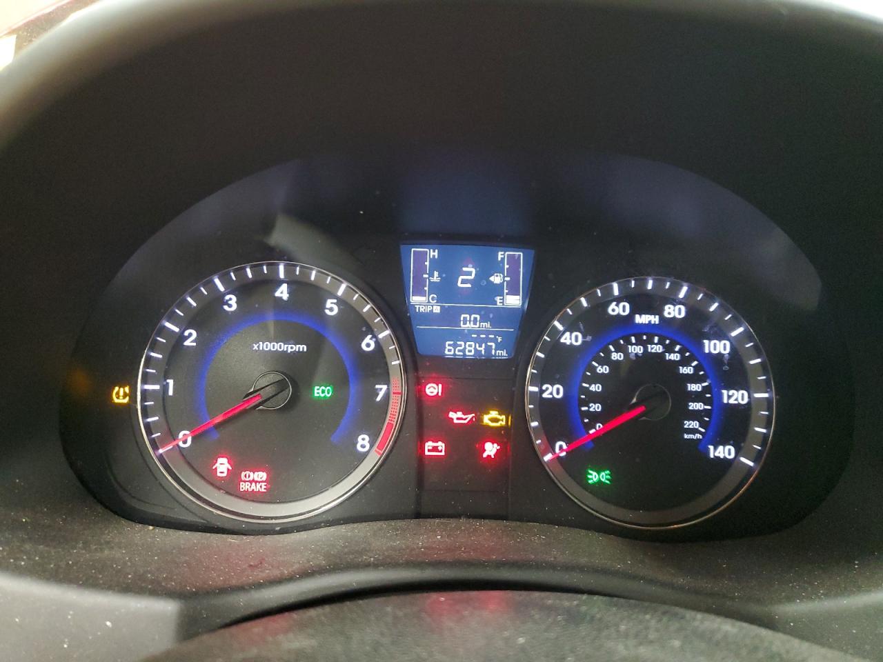 2016 Hyundai Accent VIN KMHCT4AE9GU163170 Copart auction photo, all over damage thumbnail 9