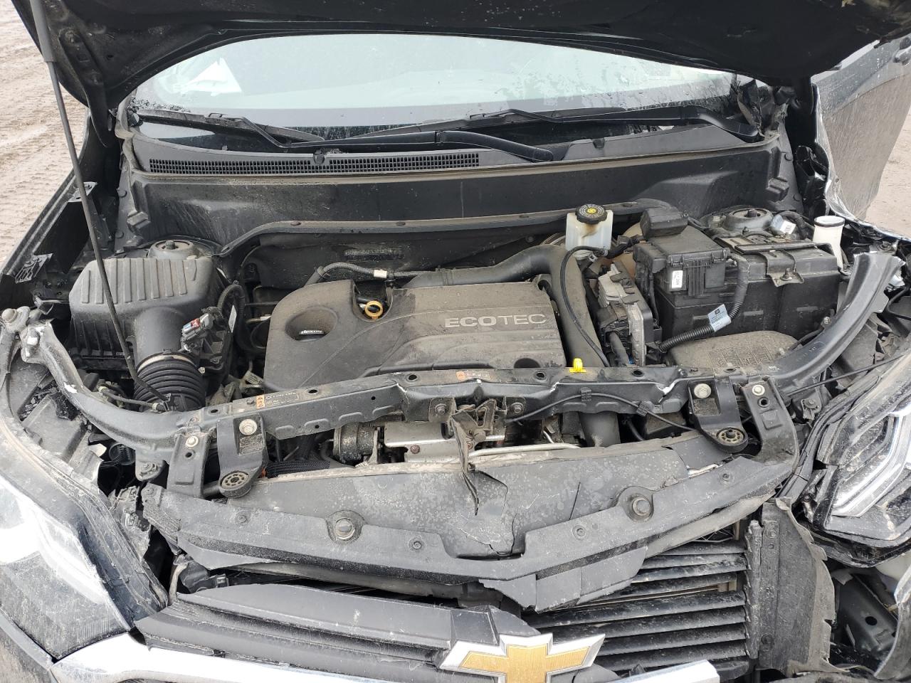 2018 Chevrolet Equinox VIN 3GNAXSEV7JL101273 Copart auction photo, front end / side damage thumbnail 14