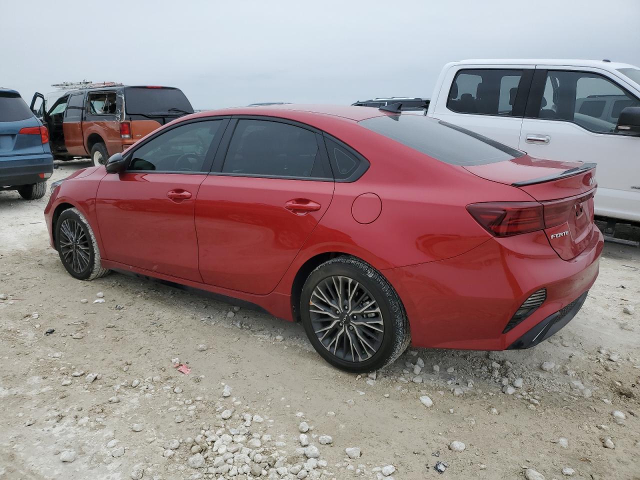 2024 KIA Forte VIN 3KPF54AD4RE767052 Copart auction photo, side damage thumbnail 2